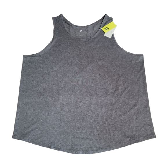 All in Motion Gray Activewear Relaxed Muscle Tank Top Size XXL - Picture 3 of 9